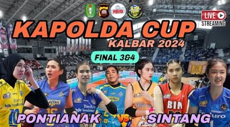 Final 3&amp;4 putri kapolda cup kalbar, yola yuliana, selber, juhaidar, agustin vs gendis shinsin, sania