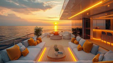 Smooth Bossa Nova Jazz Melodies at Sunset on a Luxury Yacht | Elegant Afternoon Ambience