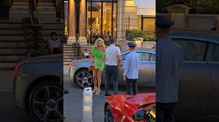 Lady BOSS in Monaco with her Rolls #luxury#bilionaire#monaco#supercars #lifestyle#life#millionaire
