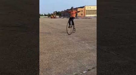 penny farthing high wheel unicycles unicycling mike arotsky There&#39;s no business like show business