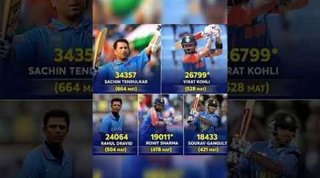 Most run in international cricket 