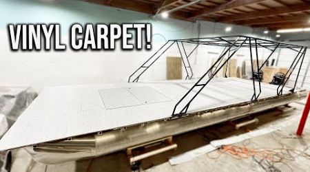 Building My Dream Yacht From Scratch Pt 12 - Flooring &amp; Carpets!