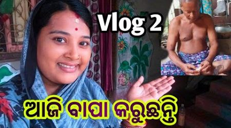 ଆଜି ବାପା କରୁଛନ୍ତି vlog 2 