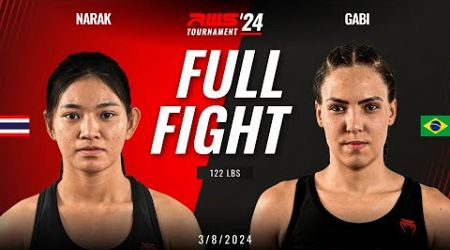 Full Fight l Narak Numponthep vs Gabi Phuket Fight Club I RWS