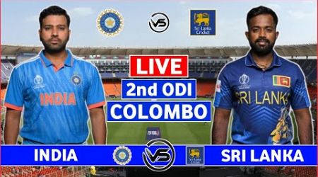 India vs Sri Lanka 2nd ODI Live | IND vs SL 2nd ODI Live Scores &amp; Commentary