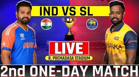 Live Ind vs Sl 2nd Odi Match | India vs Srilanka 2nd One-Day | Today Live Cricket Match Ind vs Sl