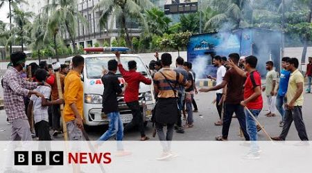 Anti-government protests turn deadly in Bangladesh | BBC News