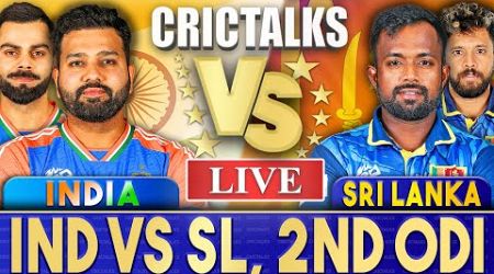 Live: IND Vs SL, 2nd ODI, Colombo | Live Scores &amp; Commentary | India vs Sri Lanka | 2024 Series