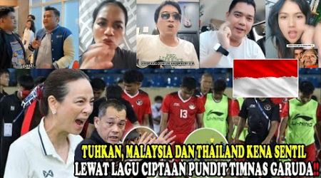 TUHKAN !! Timnas Malaysia dan Thailand Kena Sentil Lewat Lagu Ciptaan Pundit Timnas Garuda