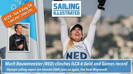 SI #729 — Marit Boumeester (NED) in on course to win the ILCA 6 Gold