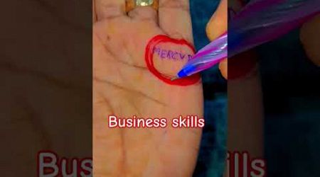 very good business skills signs in hand #astrology #palmistery #viral #shortvideo #ytshorts