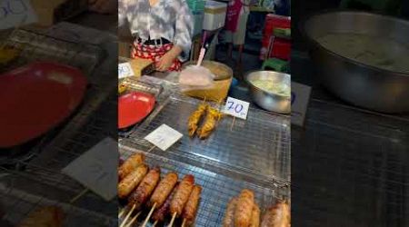 Phuket Night Street Food Market! #phuket #thailand #food #thaifood #grasshopper #frog #insects