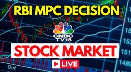 Stock Market LIVE Updates | RBI MPC | Nifty &amp; Sensex | Aug 8th | Share Market Live | Business News