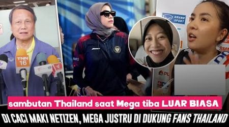 VIRAL MEGA!! sambutan luar biasa Thailand saat Mega turun &quot;KALAH MENANG AURA MEGA TETAP BINTANG&quot;