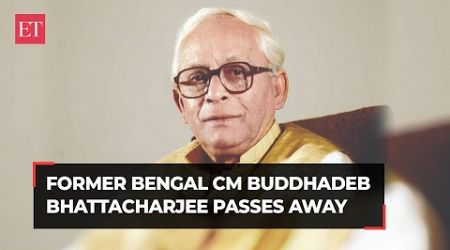 Buddhadeb Bhattacharjee passes away at 80; donated his body to medical science, says CPI(M) Secy