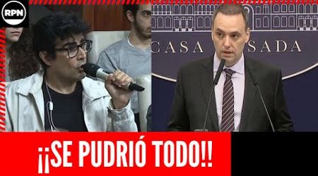 PERIODISTA LE DIJO DE TODO A ADORNI EN LA CARA Y VOLARON SILLAZOS EN LA CONFERENCIA DE PRENSA