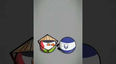 Israel vs Palestine #countryballs #shorts #israel #palestine #triending #popular