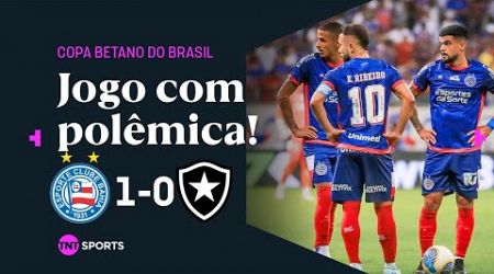 FOGÃO TEM EXPULSÃO POLÊMICA E BAHIA CLASSIFICA NO FIM! BAHIA 1 X 0 BOTAFOGO | COPA BETANO DO BRASIL