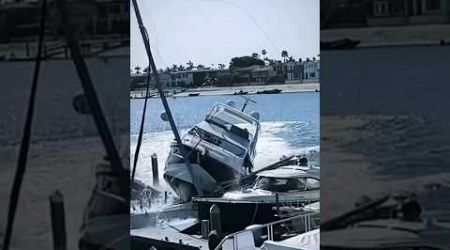 Insane Stolen Yacht Crash!!!!!