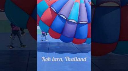 Para Sailing experience in Coral Islands, Pattaya #pattaya #thailand #travel #viral #viralshorts