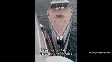 Steve Jobs yacht crashed into Mexican billionaire&#39;s superyacht