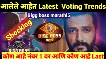 Bigg boss marathi - आलेले आहेतvoting trends ? कोण आहे नंबर १ var