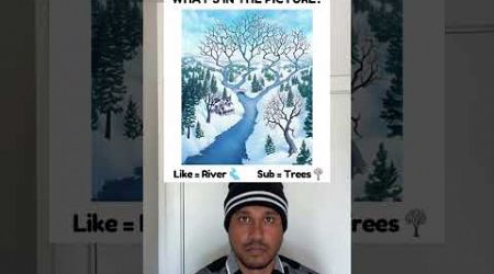 What’s in the picture? Trees or river? #popular #popularshorts #popularsong #popularvideo #share