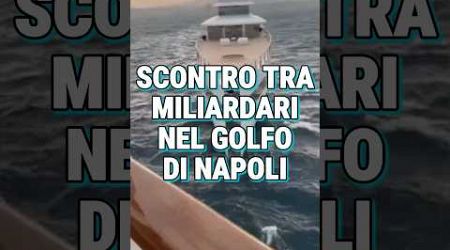 Scontro tra miliardari nel golfo di Napoli - #napoli #miliardari #yacht #scontro #stevejobs