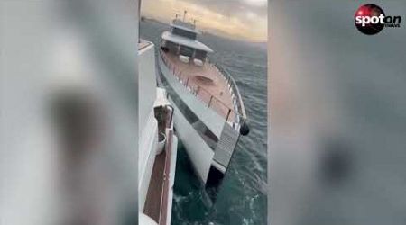 Steve Jobs&#39; widow&#39;s yacht crashes into another luxury ship