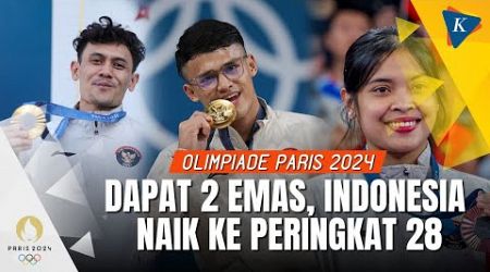 Rebut 2 Medali Emas di Olimpiade Paris, Indonesia Salip Malaysia dan Thailand