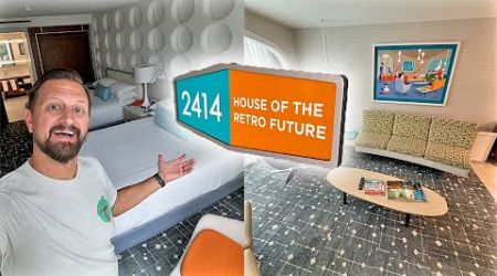 Disneyland D23 Travel Day! Flying From Florida To California &amp; House Of The Retro Future Suite Tour!