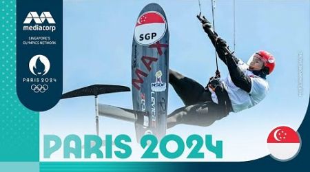 Kitefoiling Final + Medal Ceremony as Singapore&#39;s Max Maeder wins BRONZE! | Olympic Games Paris 2024