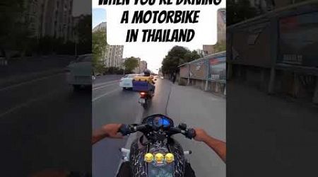 Driving in Thailand #thailand #bangkok #riding #bike #biker #travel #travelvlog #funny