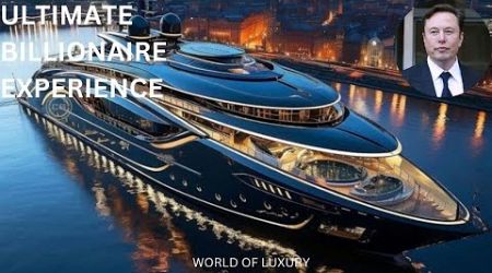 Top 10 Most luxurious Yachts in 2024: The Ultimate Billionaire experience (YOU MUST SEE)!!!