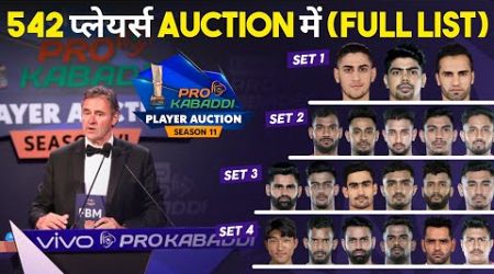 Pro Kabaddi 2024 Auction Player List Out | PKL Season 11 Auction Pool | Sports Universe