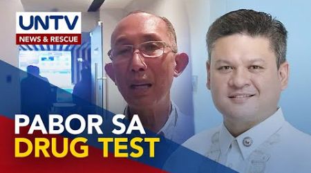 Ilang govt official, pabor sa panukalang random drug test ni Rep. Paolo Duterte