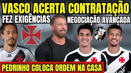 CONFIRMADO! VASCO FAZ CONTRATAÇÃO! PEDRINHO COLOCA ORDEM NA CASA! NEGOCIAÇÃO AVANÇADA!