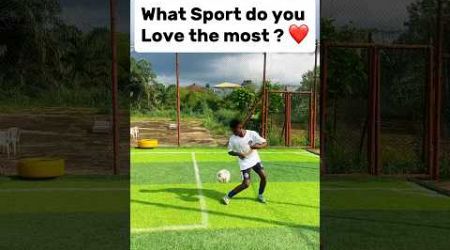 What sport do you love most ? ❤️ #shorts #short #football