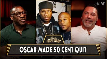 50 Cent vs Floyd Mayweather &amp; Oscar De La Hoya Making 50 Cent Quit The Boxing Business