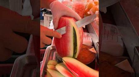 Only $0.8! Thai Fresh Watermelon - Fruit Cutting Skills