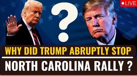 Trump North Carolina Rally Live Updates | Trump Calls For Emergency Medical Help | US Elections