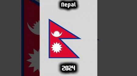 Nepal flag evolution 