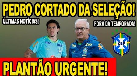 PLANTÃO URGENTE! PEDRO CORTADO DA SELEÇÃO! JOGADOR FORA DA TEMPORADA NO FLAMENGO! ÚLTIMAS NOTÍCIAS!