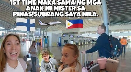 1ST TIME NG MGA ANAK NI MISTER MAG TRAVEL SA PINAS KASAMA NAMIN✈️FILIPINA COUPLE IN FINLAN