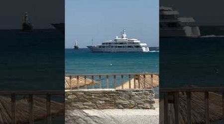 #goulandris saying good bye hora #andros #ship #yacht