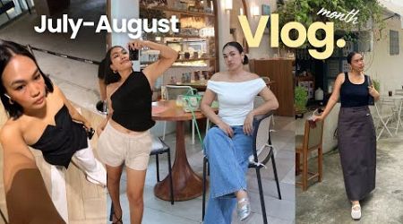 July-Aug Vlog month life in Bangkok งานฉ่ำ กินซูชิโระกับเพื่อนเก่า ลุยอีเว้นท์ L&#39;oreal | Tewfortew•