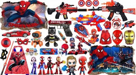 Marvel Spider Man series unboxing, popular Spider Man action dolls, Marvel popular electric toy guns