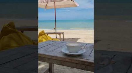 Lamai Beach, Koh Samui, Thailand. Relaxing with coffee. #travel #thailand #samui #lamaibeach #lamai