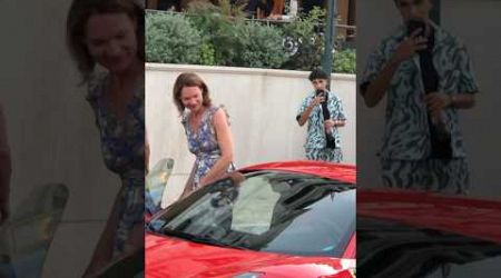 Rich swiss couple leaving Hotel Paris in their Ferrari #billionaire #monaco #luxury #lifestyle #fyp