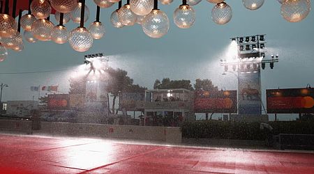 Rainstorm sends stars fleeing Venice red carpet